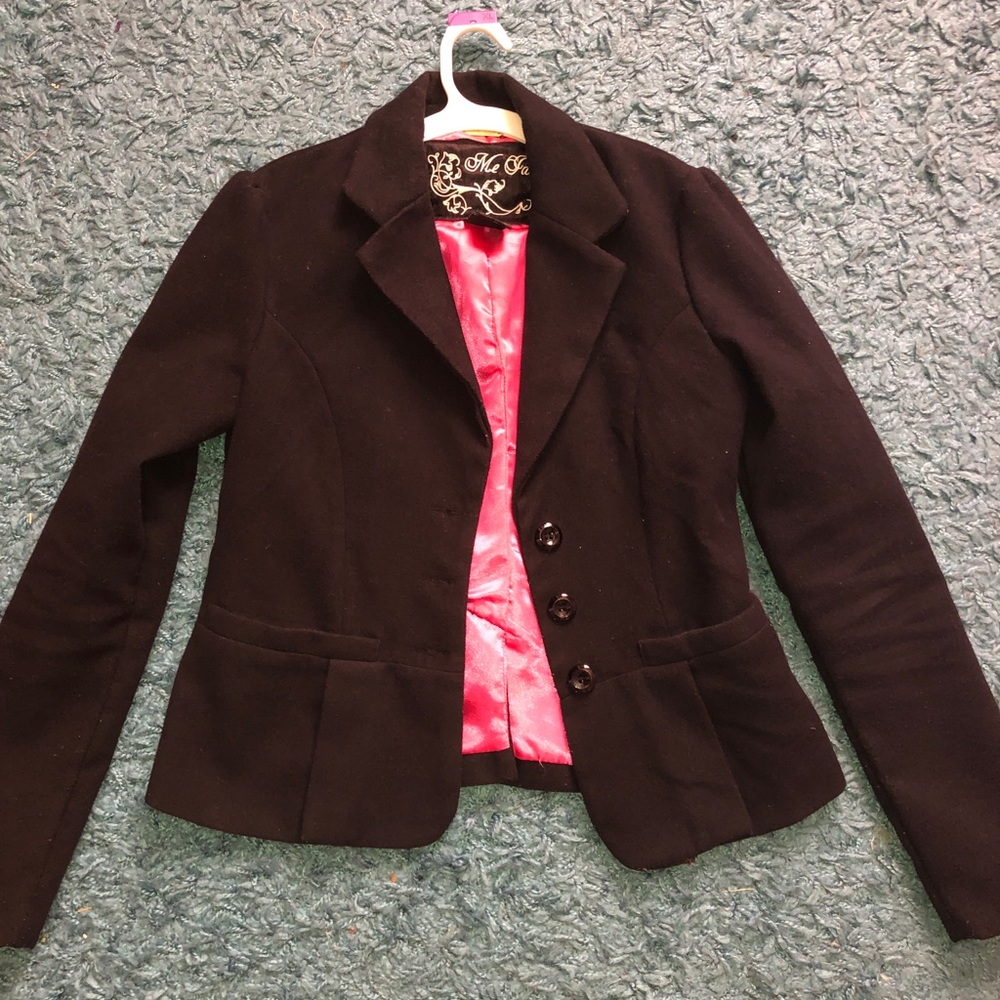 short black pea coat